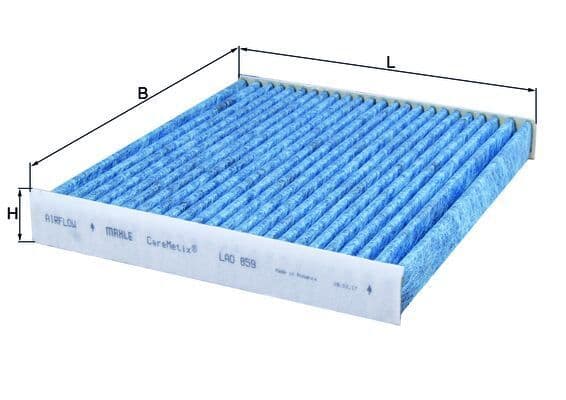 Filtru, aer habitaclu MAHLE CareMetix® LAO 859