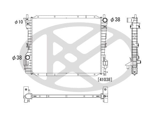 Radiator, racire motor KOYORAD PL321875