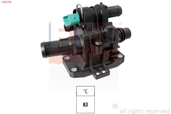 termostat,lichid racire EPS Made in Italy - OE Equivalent 1.880.708