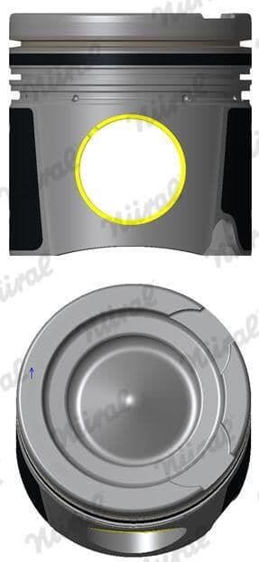 Piston NÜRAL DuraBowl ® 87-444600-10