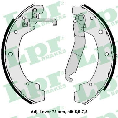 Set saboti frana LPR 04570