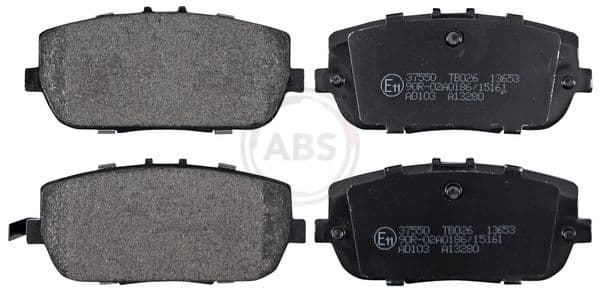 set placute frana,frana disc ABS 37550