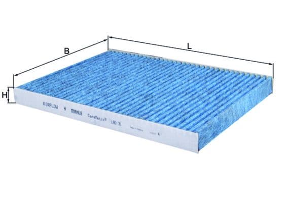 Filtru, aer habitaclu MAHLE CareMetix® LAO 31