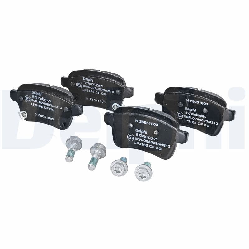 set placute frana,frana disc DELPHI LP3165