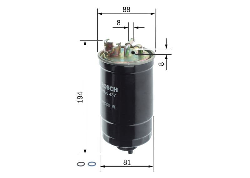 filtru combustibil BOSCH 0 450 906 437