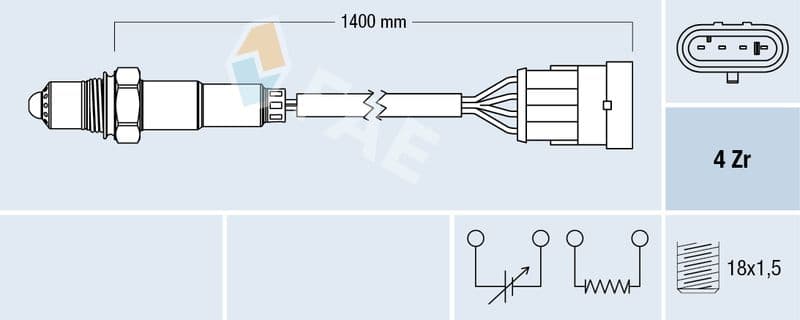 Sonda Lambda FAE 77364