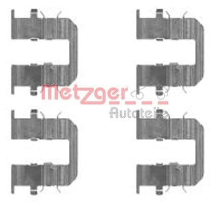 Set accesorii, placute frana METZGER AUTOTEILE 109-1746