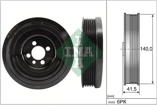Fulie curea, arbore cotit Schaeffler INA 544 0163 10