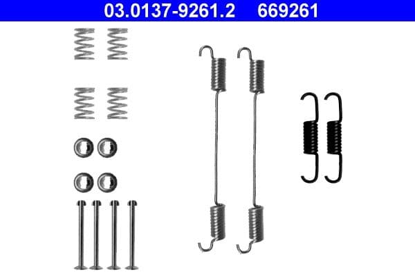 Set accesorii, sabot de frana ATE 03.0137-9261.2
