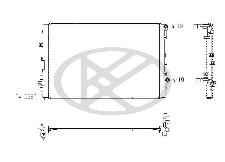 Radiator, racire motor KOYORAD PL823931
