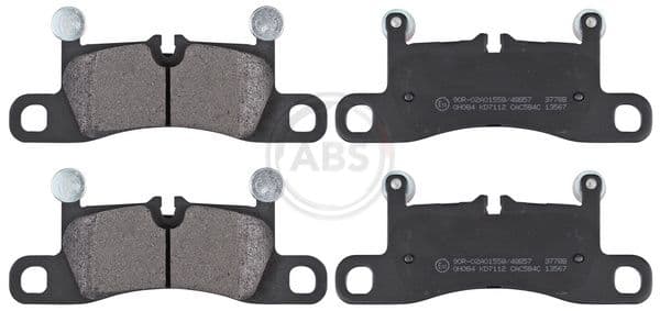 set placute frana,frana disc ABS 37788