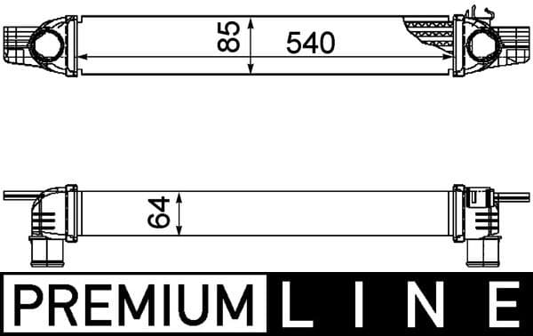 Intercooler, compresor MAHLE BEHR *** PREMIUM LINE *** CI 194 000P