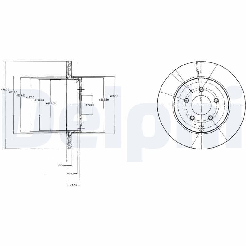 Disc frana DELPHI BG4341