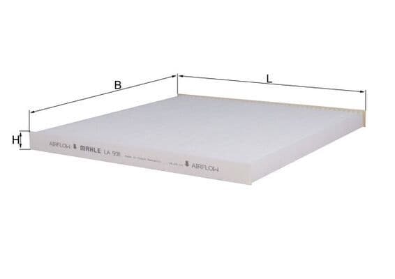 Filtru, aer habitaclu MAHLE LA 931