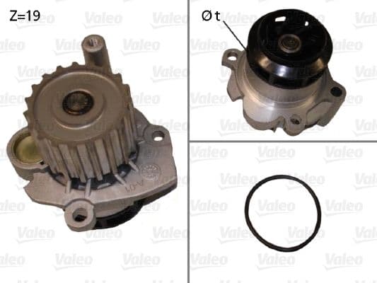 Pompă de apă, răcire motor VALEO 506701