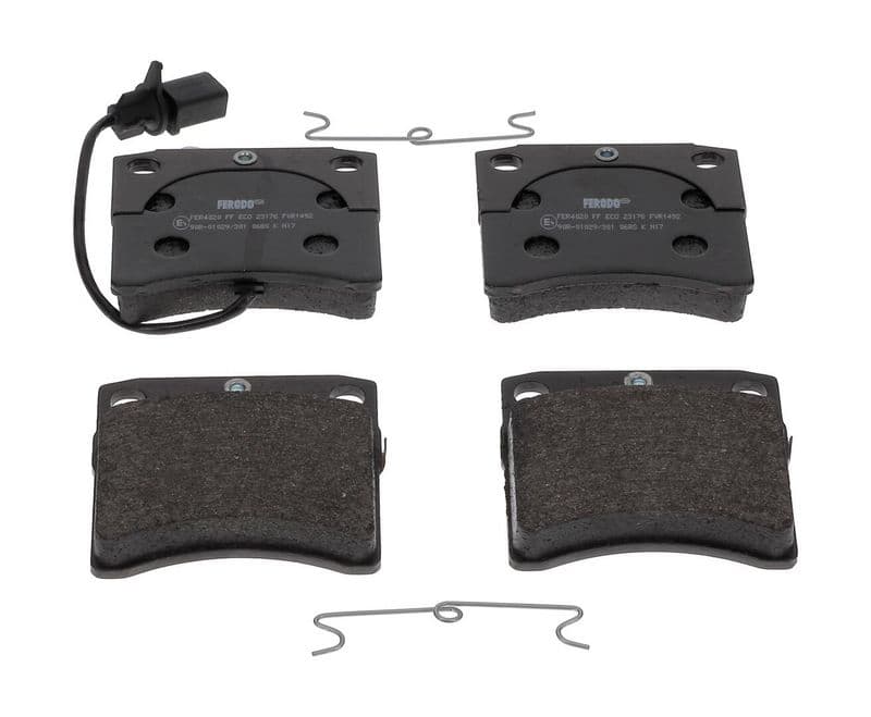 set placute frana,frana disc FERODO PREMIER ECO FRICTION FVR1492