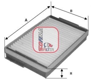 Filtru, aer habitaclu SOFIMA S 3139 C
