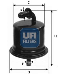 filtru combustibil UFI 31.724.00