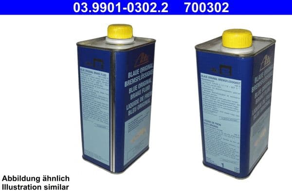 Lichid de frana ATE DOT 3 blau 03.9901-0302.2