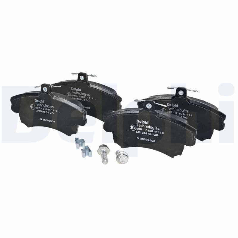 set placute frana,frana disc DELPHI LP1398