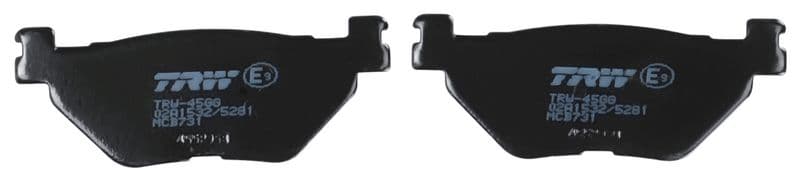 set placute frana,frana disc TRW Organic Allround MCB731