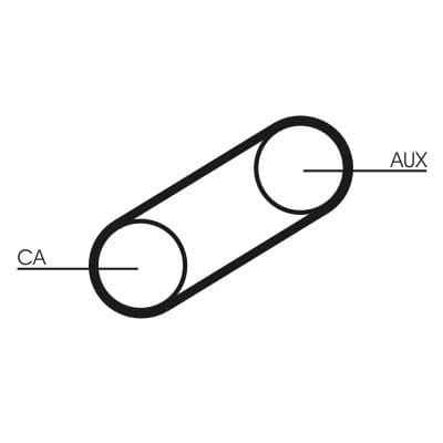 Curea de distributie CONTINENTAL CTAM CT639