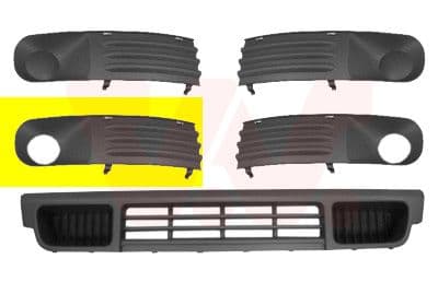 Grila ventilatie, bara protectie VAN WEZEL ** Equipart ** 5896594
