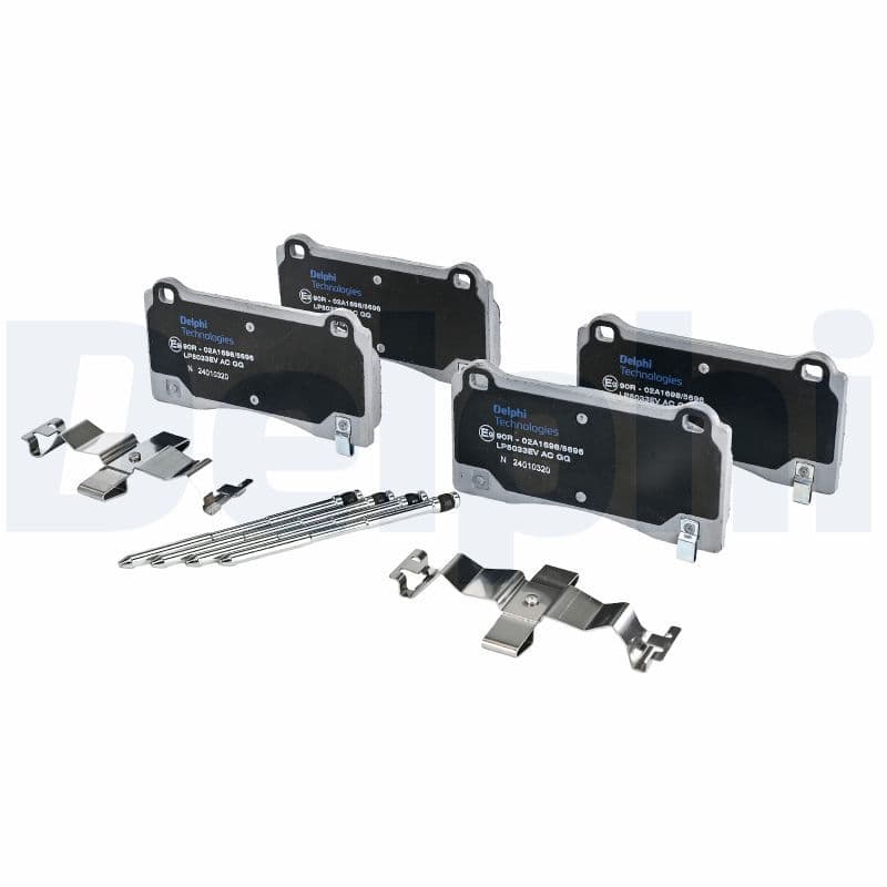 set placute frana,frana disc DELPHI LP5033EV