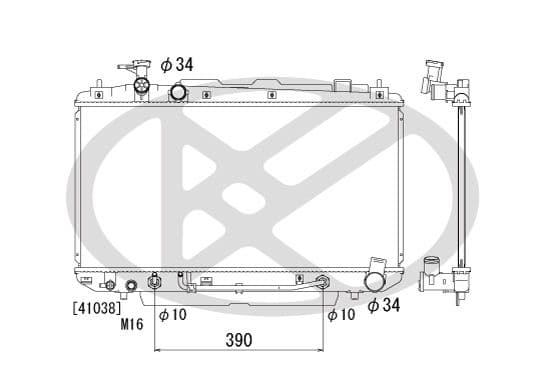 Radiator, racire motor KOYORAD PL010984