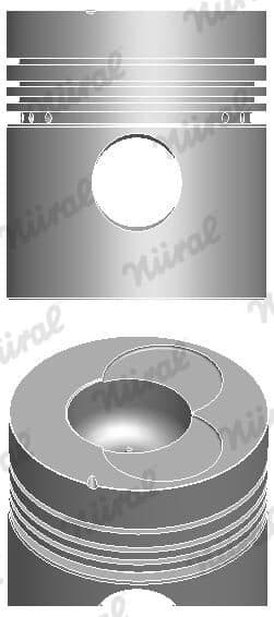 Piston NÜRAL 87-214800-10