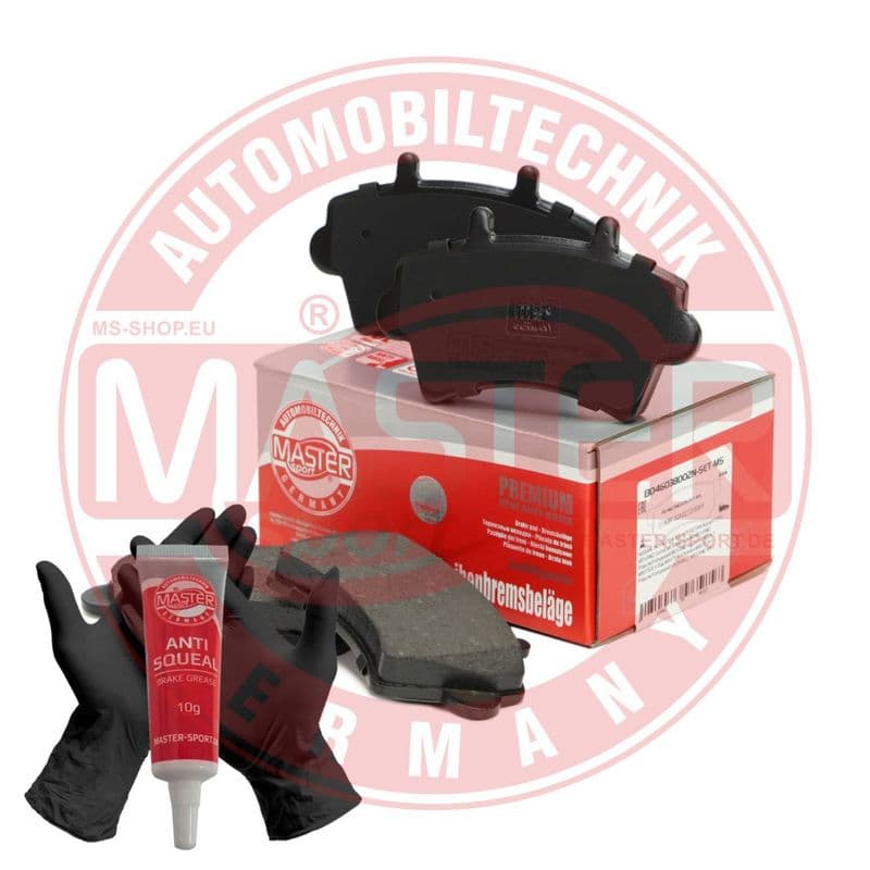 set placute frana,frana disc MASTER SPORT 13046038002N-SET-MS