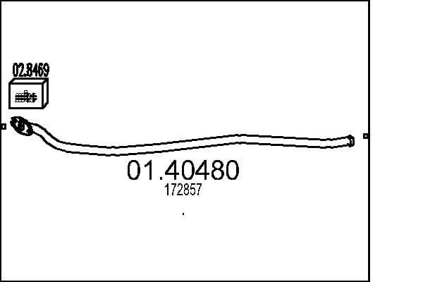 Racord evacuare MTS 01.40480