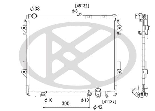 Radiator, racire motor KOYORAD PL012204