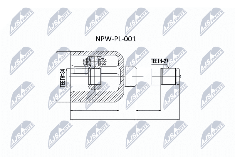 Set articulatie, planetara NTY NPW-PL-001
