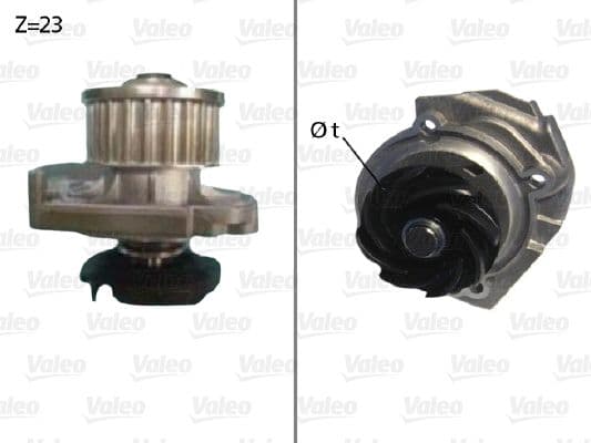 Pompă de apă, răcire motor VALEO 506686
