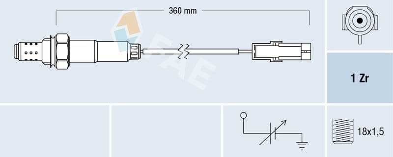 Sonda Lambda FAE 77101