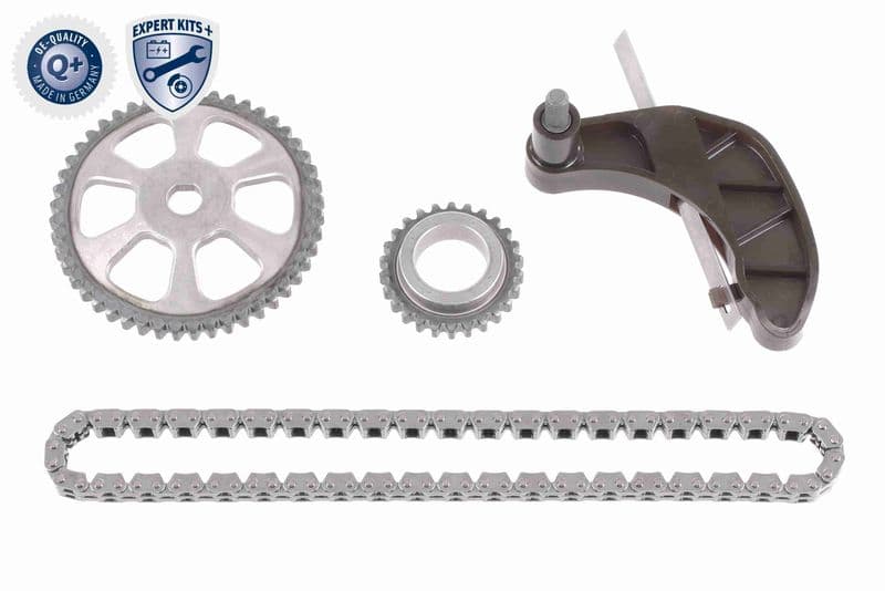 Set lant, antrenare pompa ulei VAICO Q+, original equipment manufacturer quality MADE IN GERMANY V10-5844