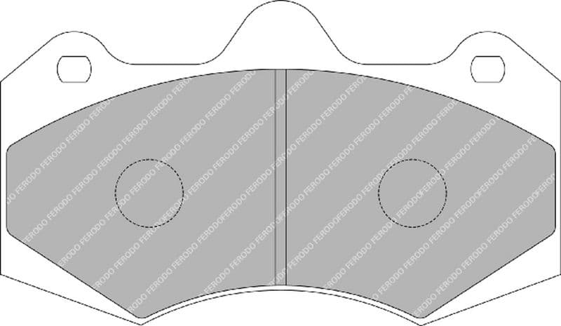 set placute frana,frana disc FERODO FRP3084R