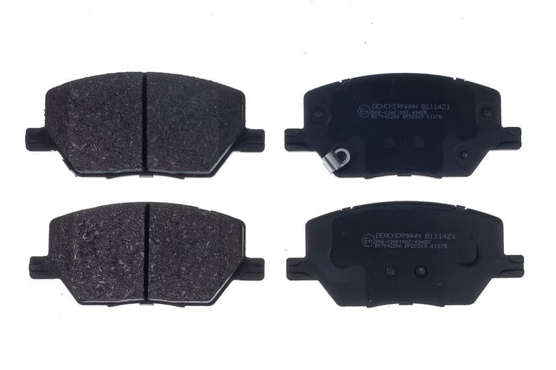 set placute frana,frana disc DENCKERMANN B111421