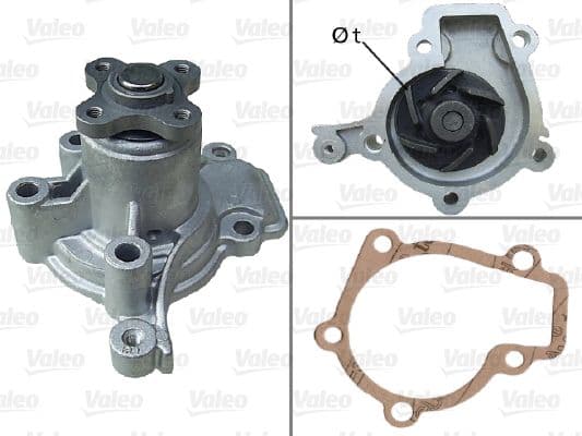 Pompă de apă, răcire motor VALEO 506818
