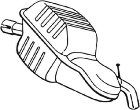 Toba esapament finala BOSAL 235-001