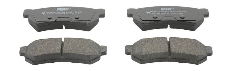 set placute frana,frana disc FERODO PREMIER ECO FRICTION FDB4295