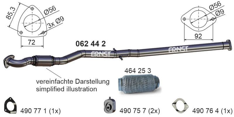 Racord evacuare ERNST 062442