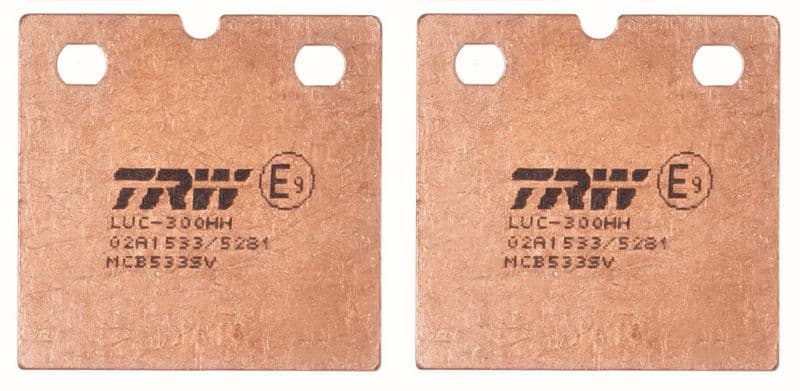 set placute frana,frana disc TRW Sinter Street MCB533SV