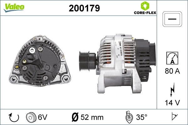 Generator / Alternator VALEO 200179