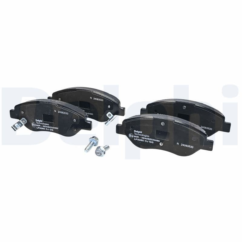 set placute frana,frana disc DELPHI LP3360