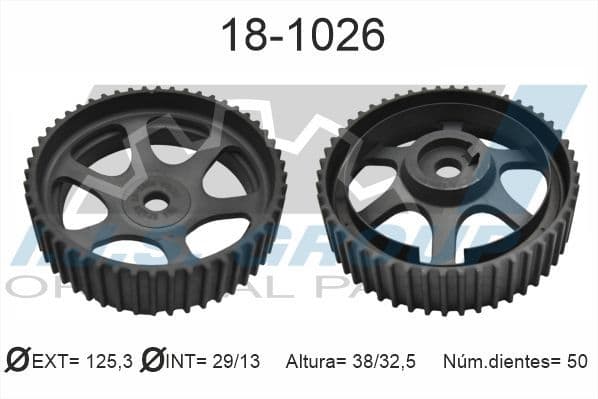 Roata dintata, ax cu came IJS 18-1026