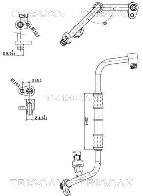 conducta presiune variabila,aer conditionat TRISCAN 9010 24019