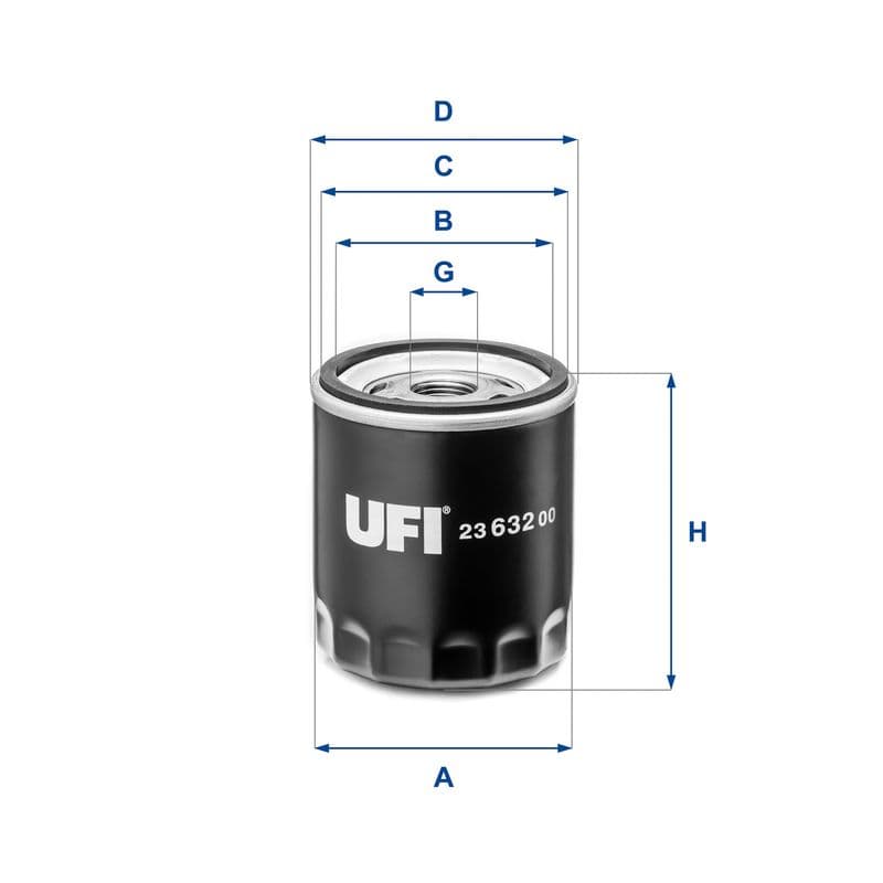 Filtru ulei UFI 23.632.00
