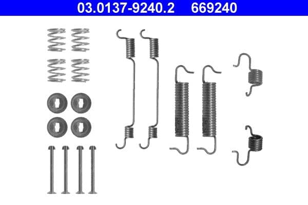 Set accesorii, sabot de frana ATE 03.0137-9240.2